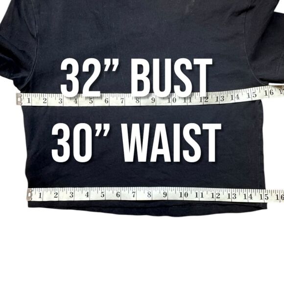 Adidas Black Short Sleeve Tee with Trefoil Logo Sz XS - Picture 8 of 11